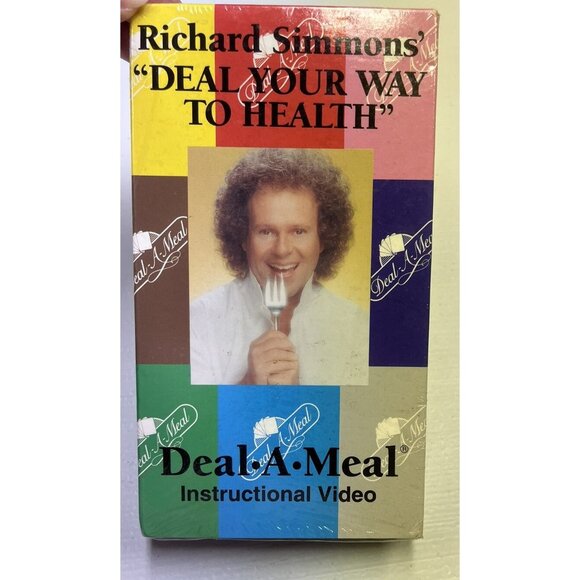 NEW Richard Simmons Deal Your Way to Health Deal a Meal Instructional Video VHS - Picture 1 of 5